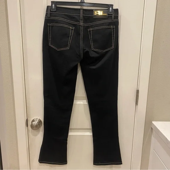 Ralph Lauren 380 Black Boot Cut Jeans - Picture 2 of 6